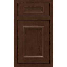 Square Bombay Dark Finish Square Cabinets