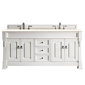 Base with Sink Top Bright White White Vanities