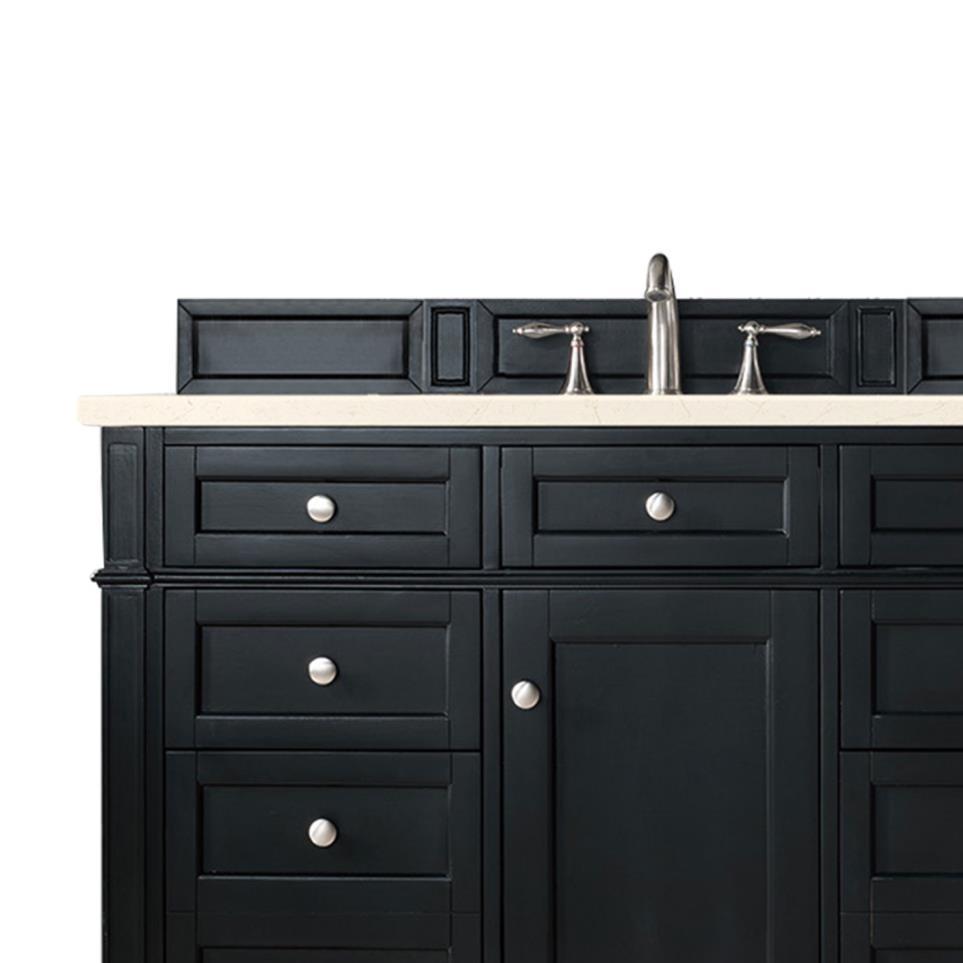 Base with Sink Top Black Onyx Grey / Black Vanities