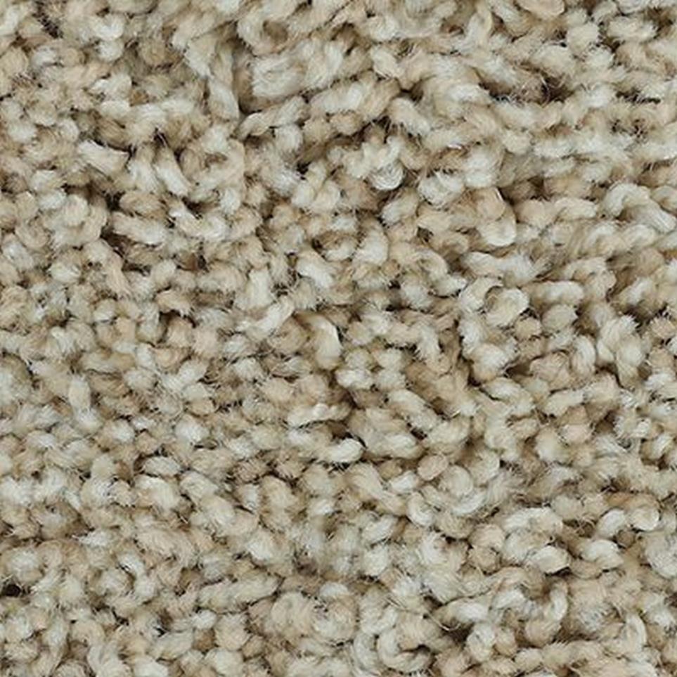 Textured Saxony Bashful Beige/Tan Carpet