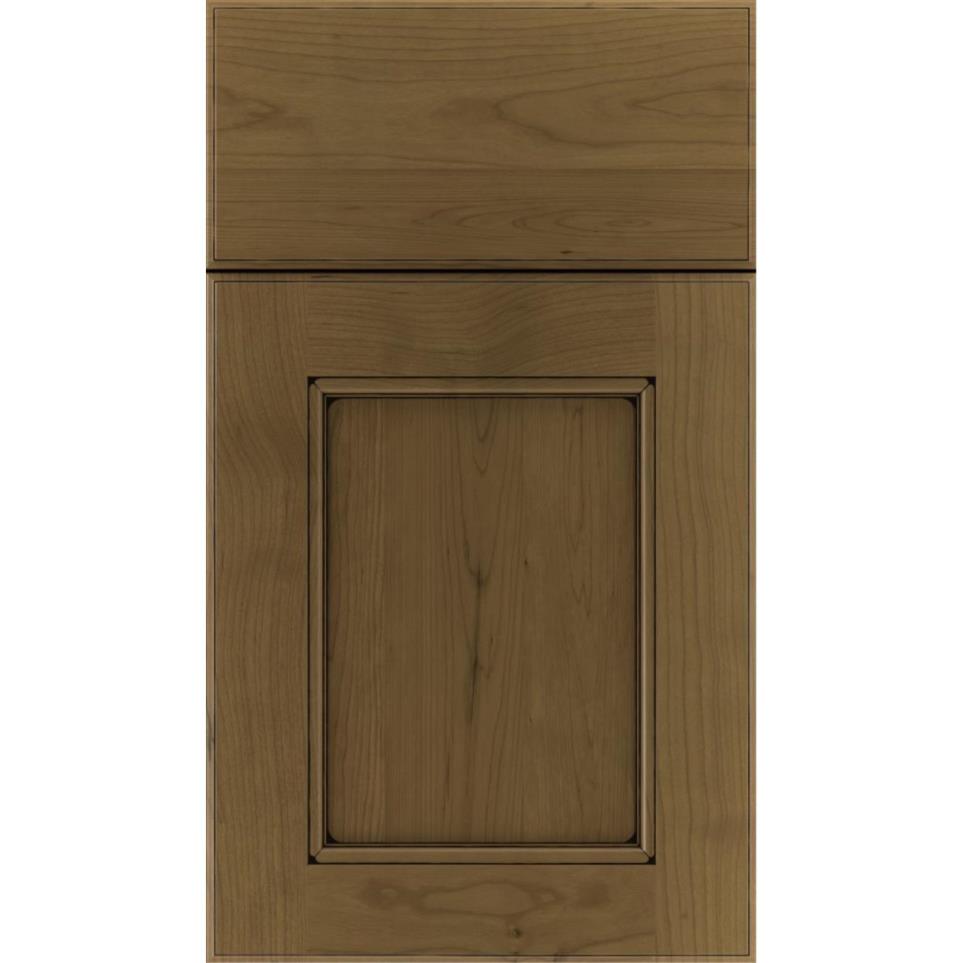 Square Frappe Black Glaze Glaze - Stain Square Cabinets