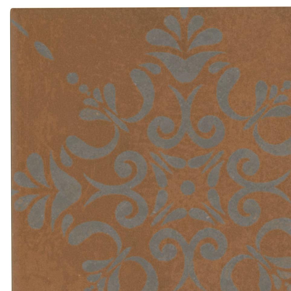 Decoratives and Medallions Aziza - Terra Cotta Matte Brown Tile