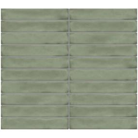 Mosaic Aloe Glossy Green Tile