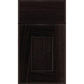Square Charcoal Dark Finish Square Cabinets