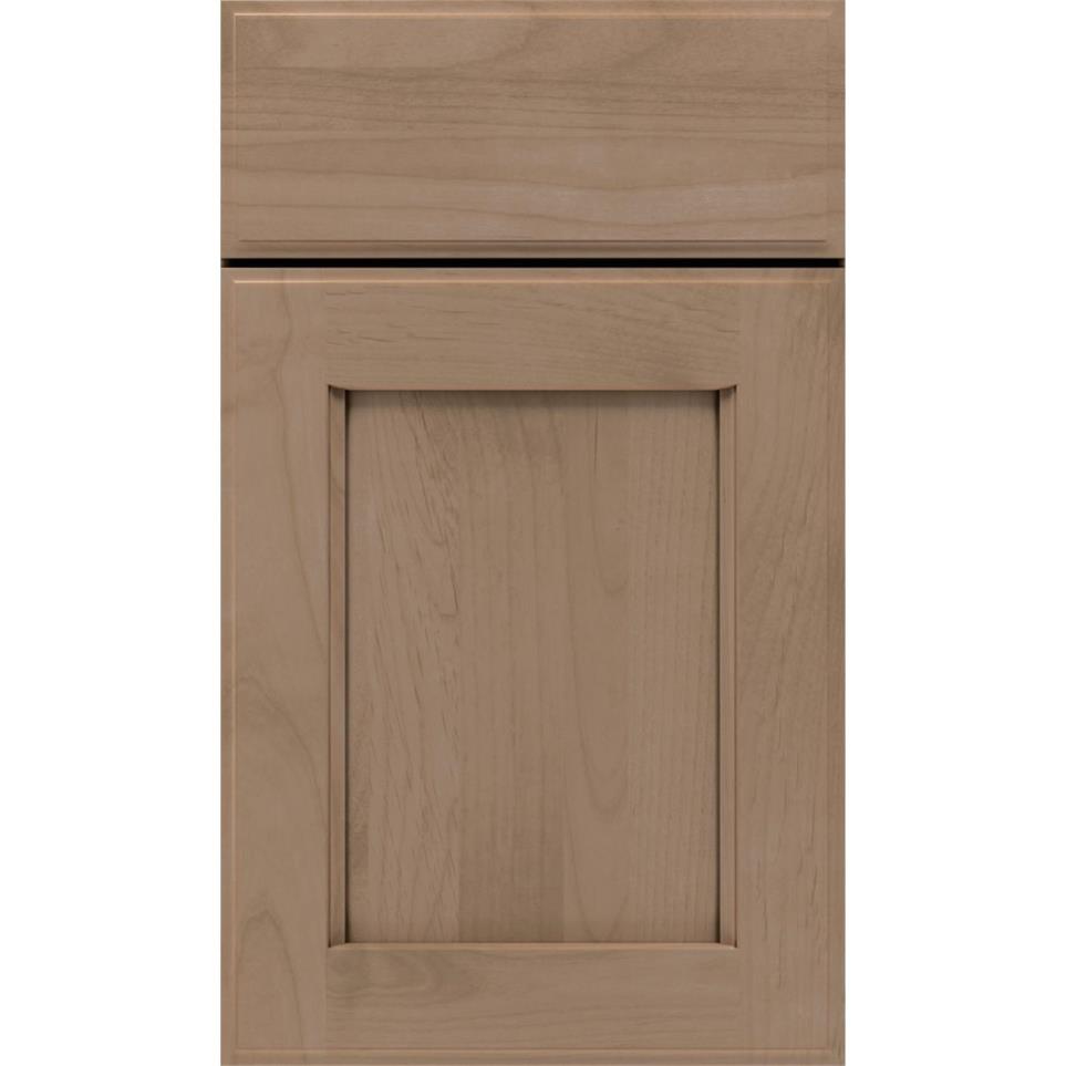Square Boardwalk Light Finish Square Cabinets