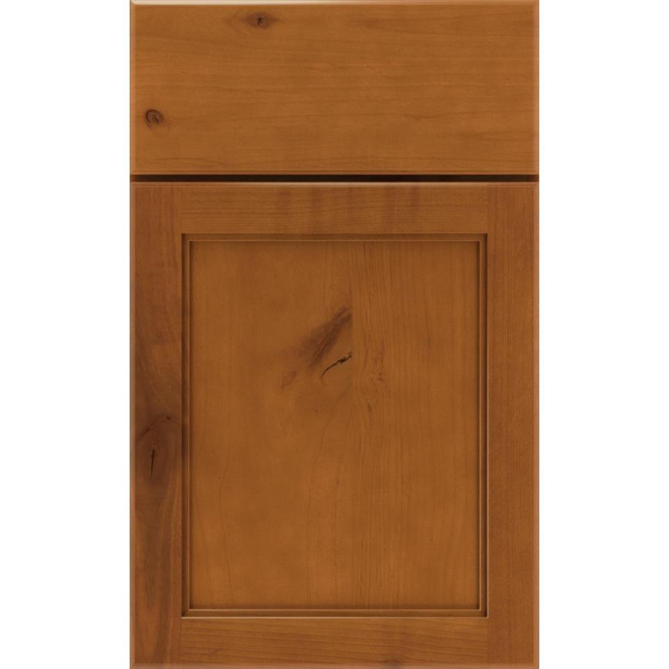 Square Cattail Medium Finish Square Cabinets