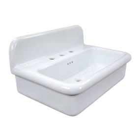 Bath Porcelain Enamel Glaze White  Bathroom Sinks