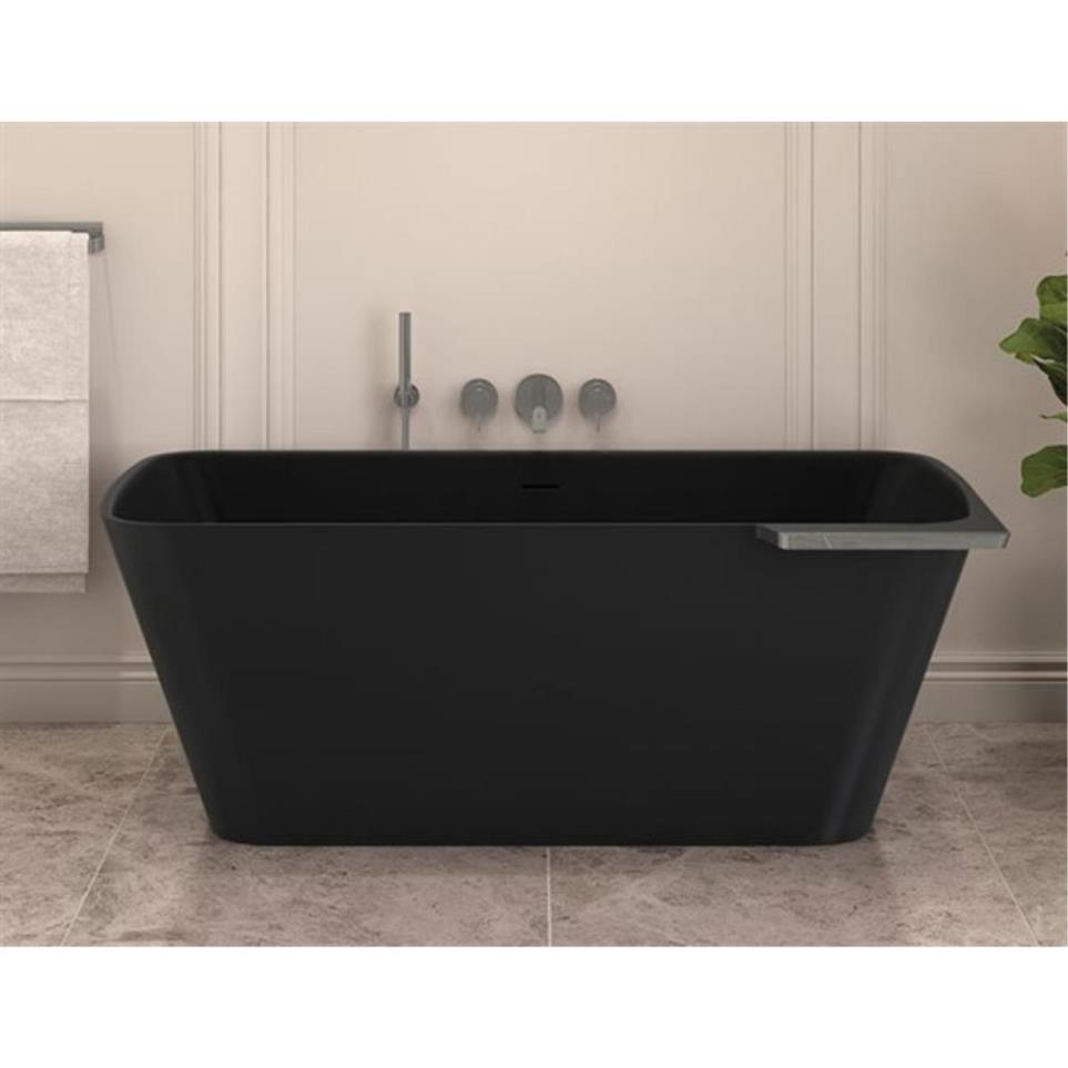 Soaking Tubs Matte Black/Dark Chrome Black Bathtubs