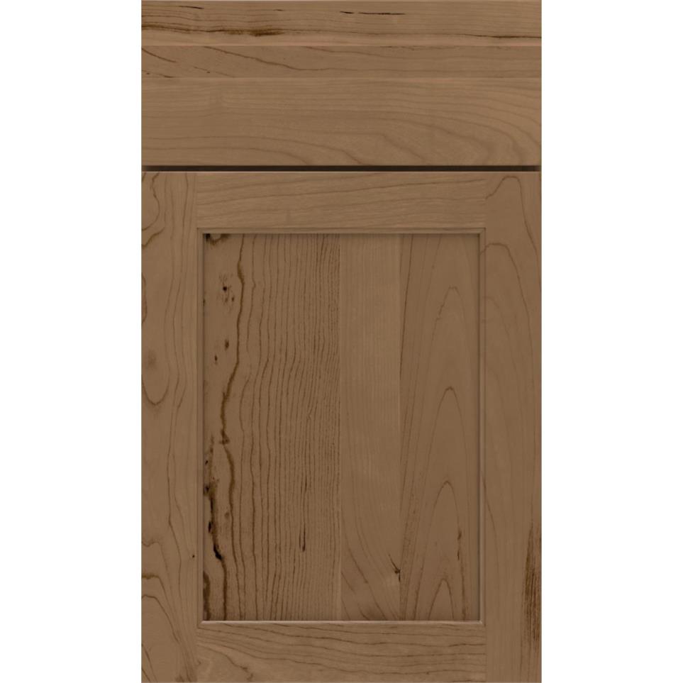 Square Gunny Medium Finish Square Cabinets