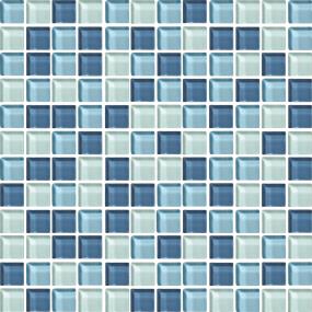 Mosaic Winter Blues Glass Blue Tile