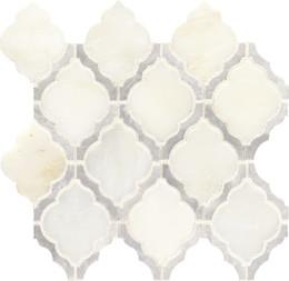 Mosaic Vestal White Blend Polished  Tile