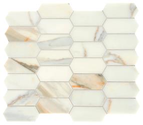 Mosaic Calacatta Gold Honed White Tile