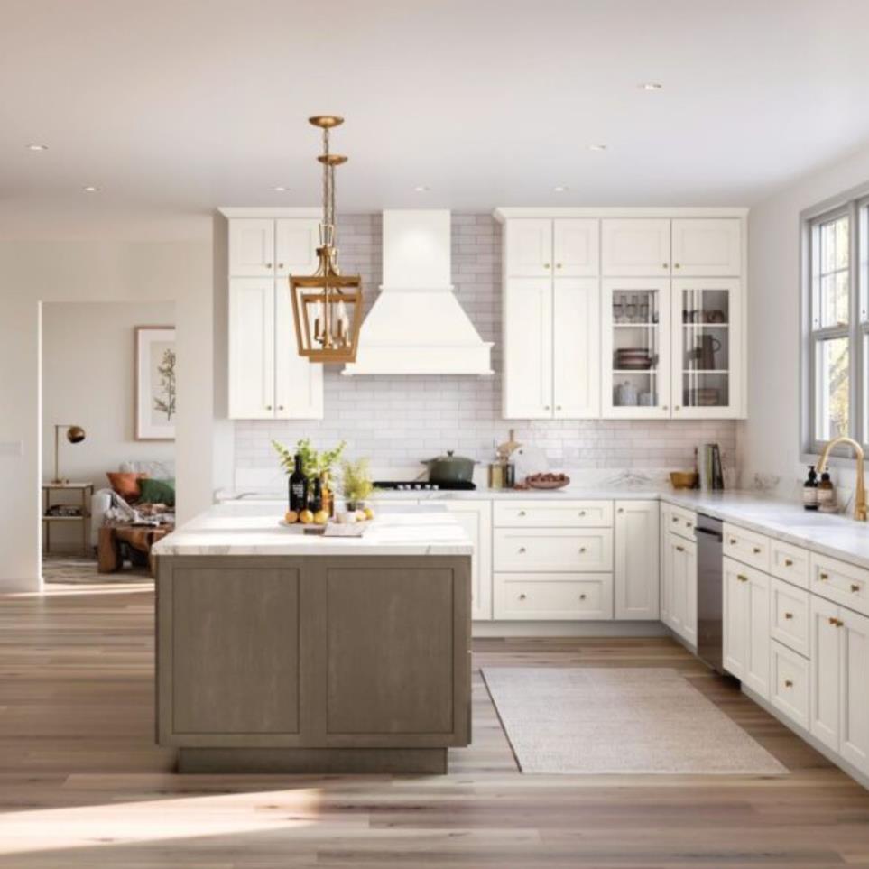 5 Piece Snow Paint - White 5 Piece Cabinets