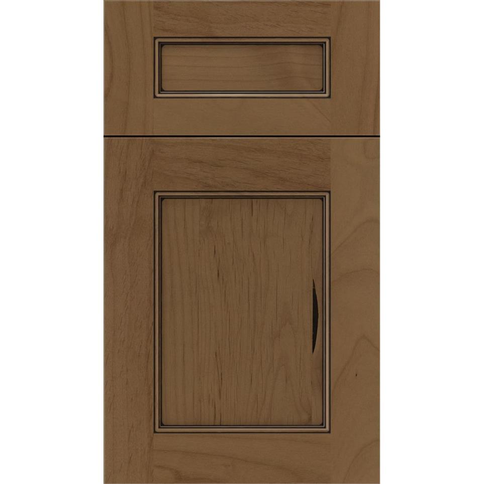 Square Tuscan Black Glaze Glaze - Stain Square Cabinets