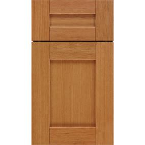 Square Ginger Light Finish Square Cabinets