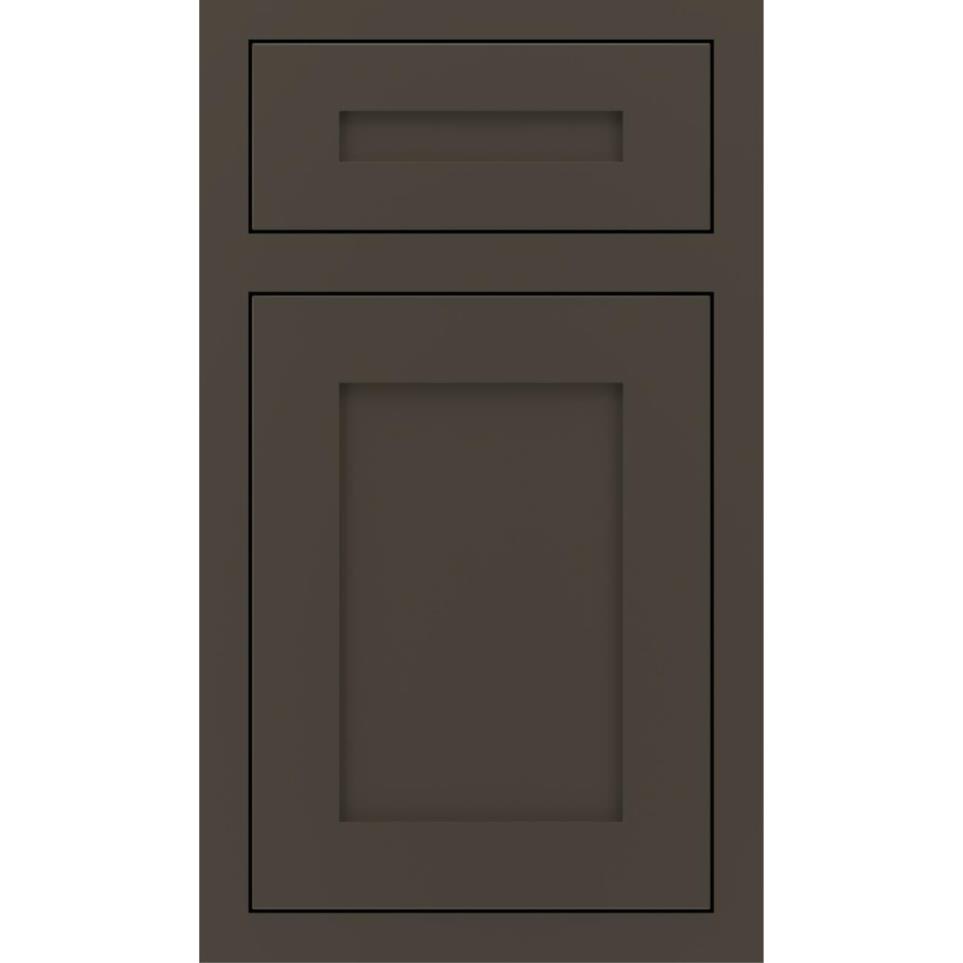 Inset Forest Floor Dark Finish Inset Cabinets