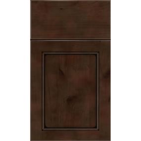 Square Cappuccino Black Glaze Glaze - Stain Square Cabinets
