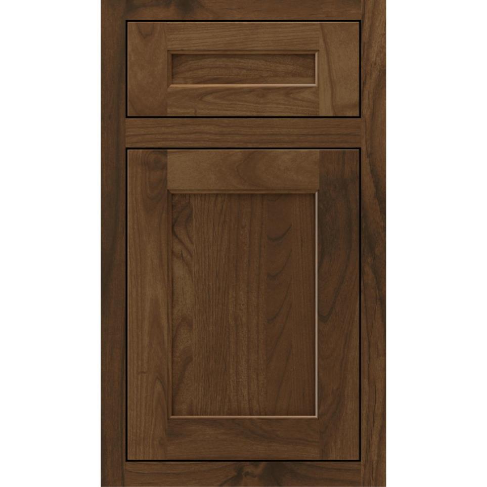 Square Mink Dark Finish Square Cabinets