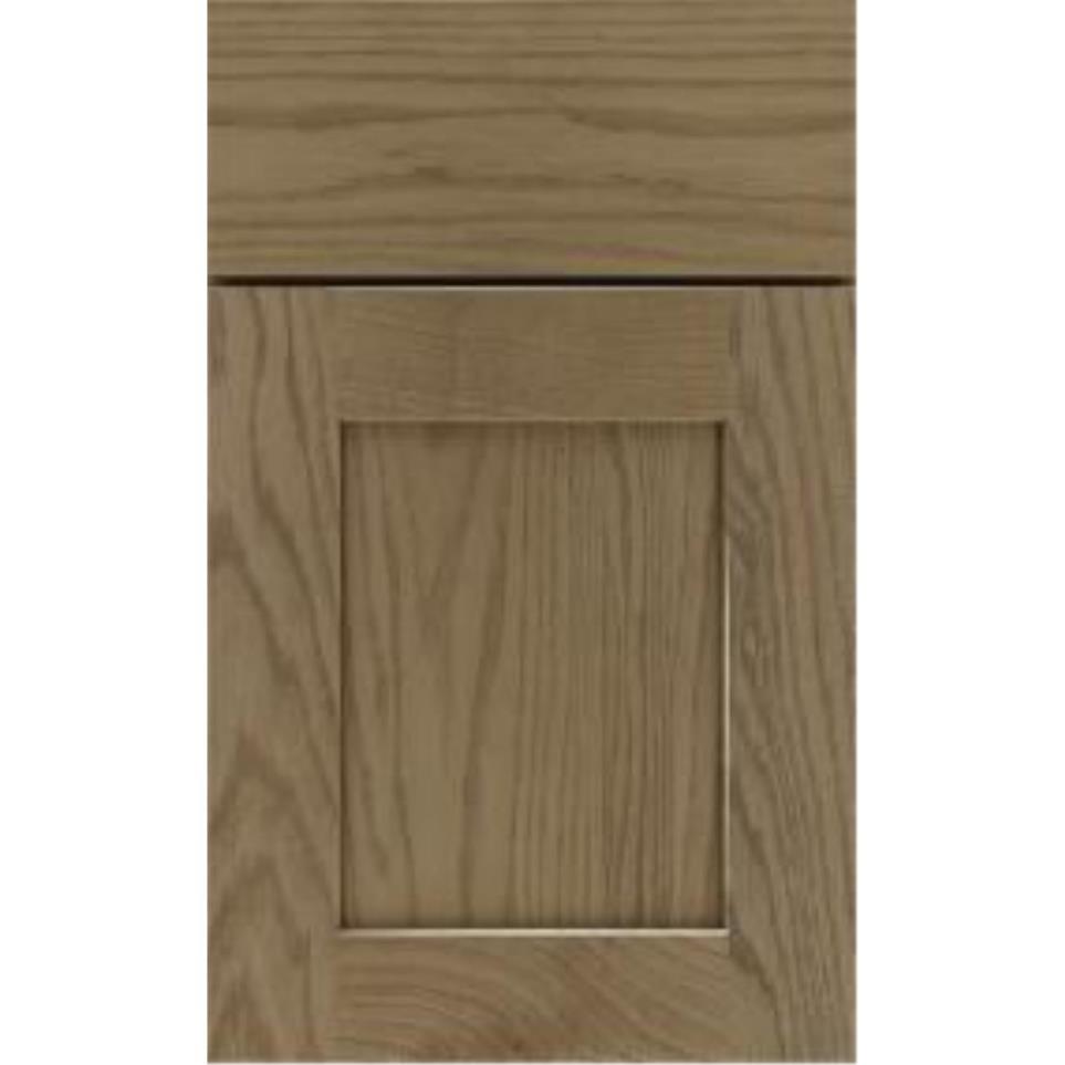Square Buckskin Medium Finish Square Cabinets