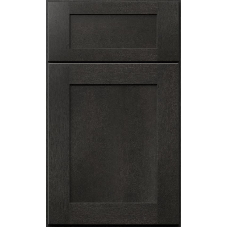 Square Cobblestone Dark Finish Square Cabinets