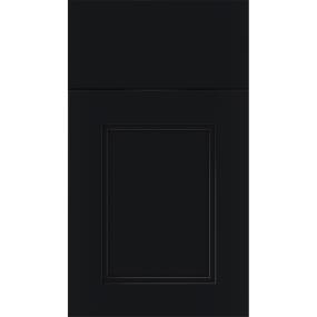Square Gunmetal Blue Dark Finish Square Cabinets
