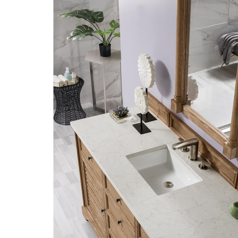 Base with Sink Top Driftwood Medium Finish Vanities