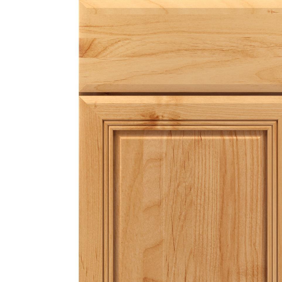 Square Natural Light Finish Square Cabinets