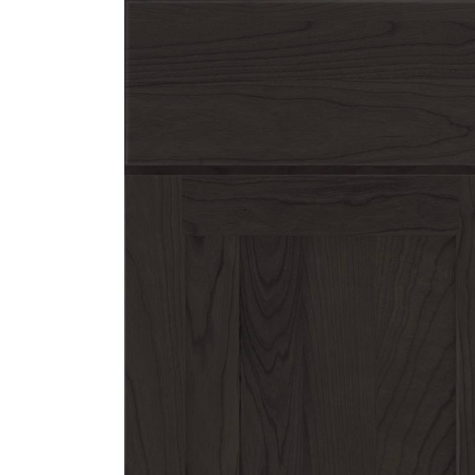 Square Storm Dark Finish Square Cabinets