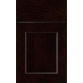 Square Chocolate Dark Finish Square Cabinets