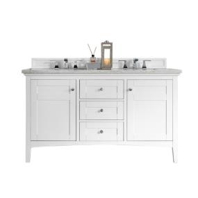 Base with Sink Top Bright  White White Vanities