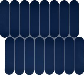 Mosaic Navy Matte Blue Tile