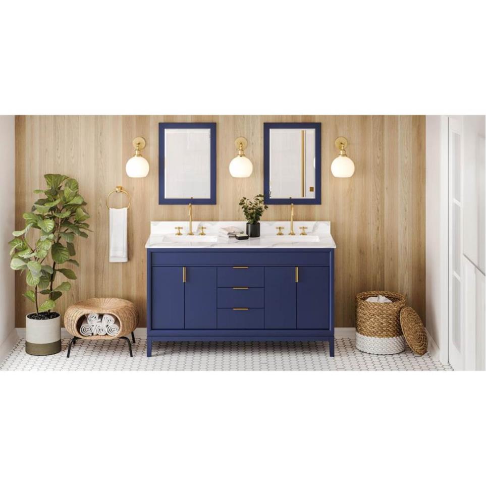 Base with Sink Top Hale Blue Blue / Purple Vanities