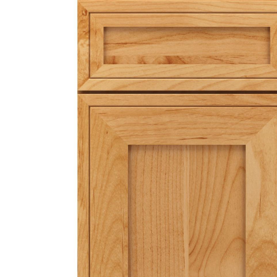 Square Natural Light Finish Square Cabinets