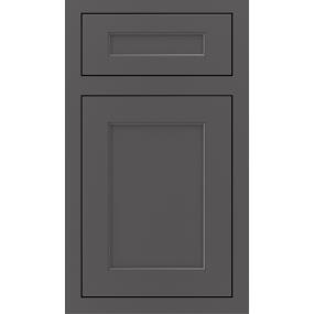 Inset Peppercorn Paint - Grey Inset Cabinets