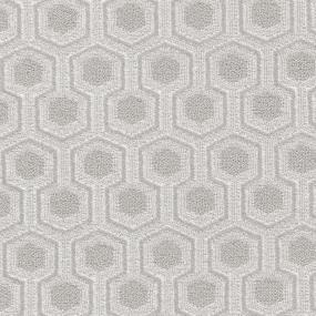 Pattern Chalked White Beige/Tan Carpet