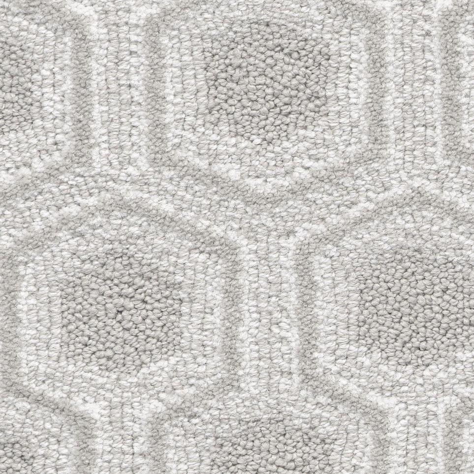 Pattern Chalked White Beige/Tan Carpet