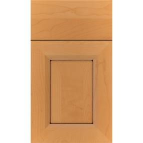 Square Ginger Black Glaze Glaze - Stain Square Cabinets