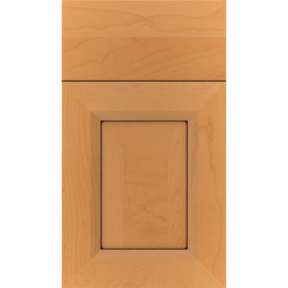 Square Ginger Black Glaze Glaze - Stain Square Cabinets
