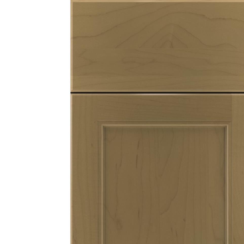 Square Frappe Medium Finish Square Cabinets