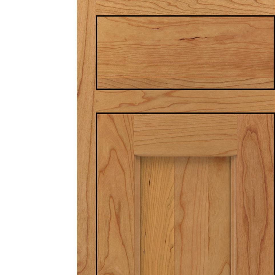 Inset Natural Light Finish Inset Cabinets