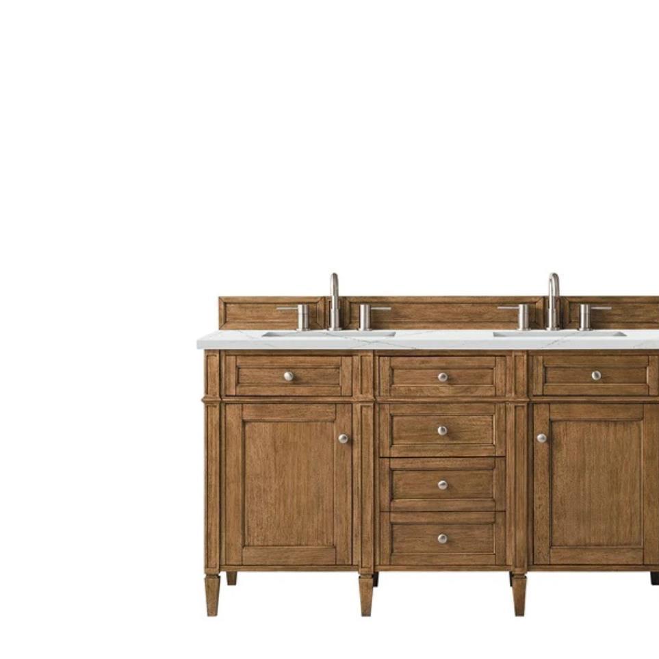 Base with Sink Top Saddle Brown Medium Finish Vanities