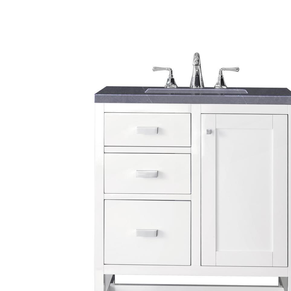 Base with Sink Top Glossy White White Vanities