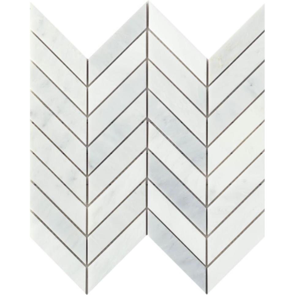 Mosaic Winter Frost White Tile