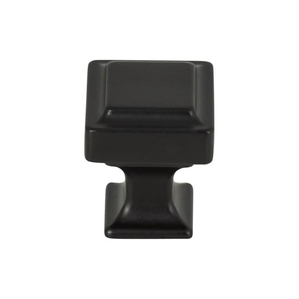 Knob Flat Black Black Knobs