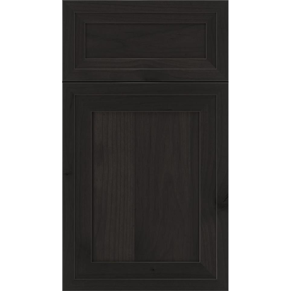 Square Charcoal Dark Finish Square Cabinets