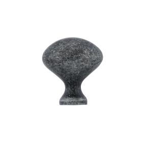 Knob Natural Iron Black Knobs