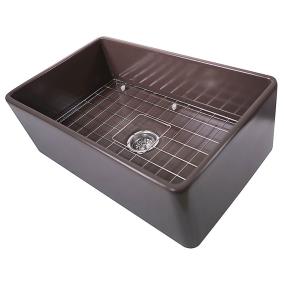 Porcelain Enamel Glaze Brown Sinks