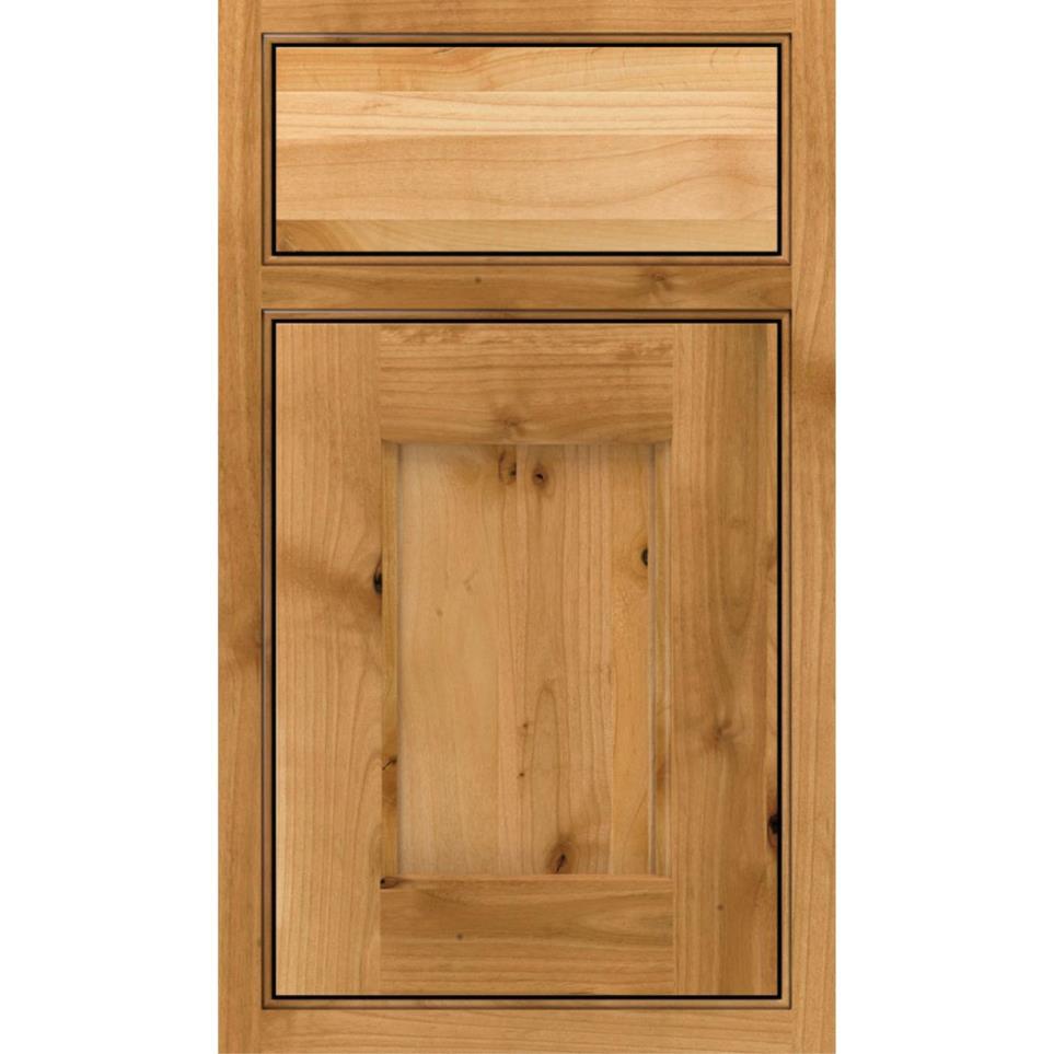 Square Natural Light Finish Square Cabinets