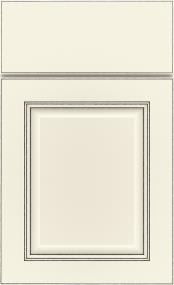 Square Coconut / Amaretto Creme Detail Paint - White Cabinets