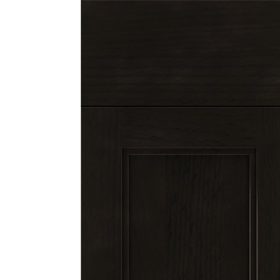 Square Thunder Dark Finish Square Cabinets